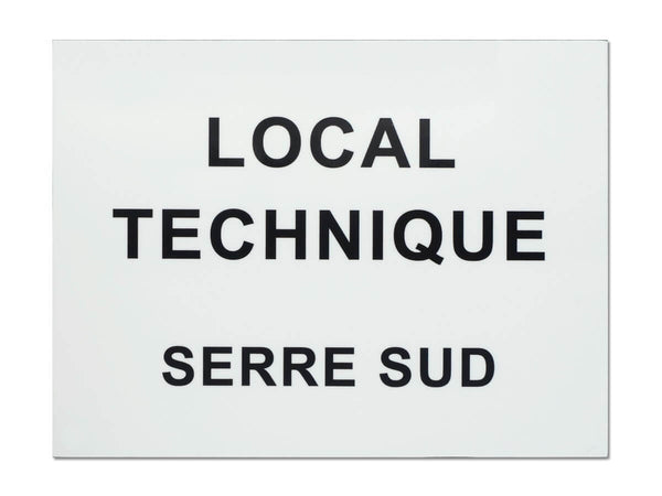 Plaque local technique
