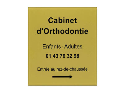 Fléchage orthodontiste