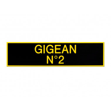 Plaque de taxi Gigean