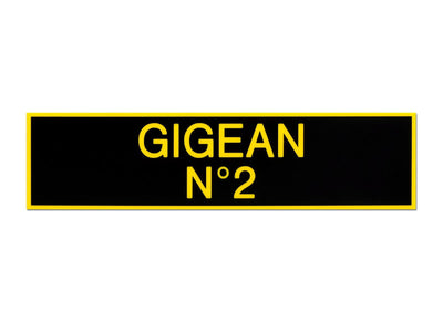 Plaque de taxi Gigean
