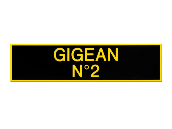 Plaque de taxi Gigean