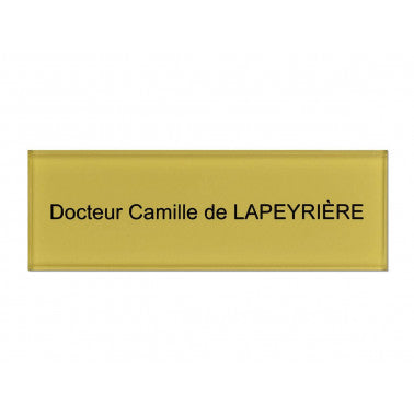 Plaque de porte Docteur
