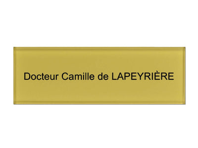 Plaque de porte Docteur