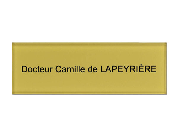 Plaque de porte Docteur