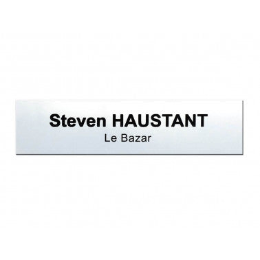 Plaque gravée autoentrepreneur
