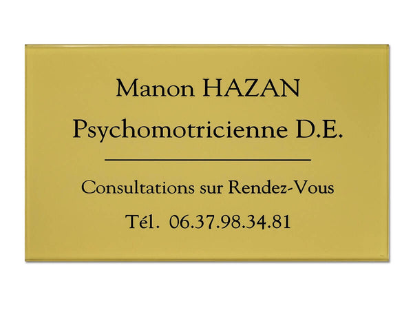 Plaque psychomotricienne