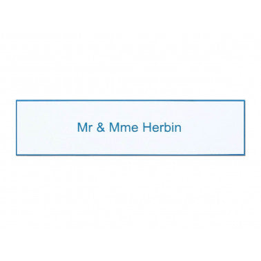 Plaque boite à lettres Mr Mme