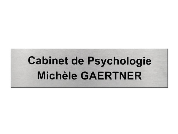 Plaque cabinet psychologie