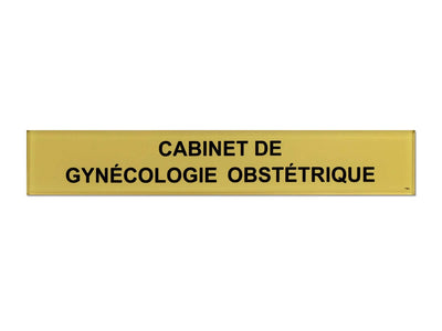 Plaque de porte cabinet