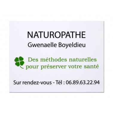 Plaque pro Naturopathe