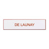 Plaque boite aux lettres plastique