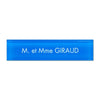 Plaque boite aux lettres plexiglass