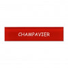 Plaque boite aux lettres plexiglass