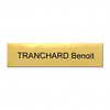 Plaque boite aux lettres laiton