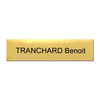 Plaque boite aux lettres laiton