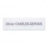 Plaque boite aux lettres plexi quadri