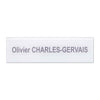 Plaque boite aux lettres plexi quadri