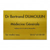 Plaque médecin Aluminium