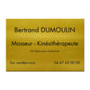 Plaque kiné en Aluminium