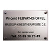 Plaque Kiné en plexiglass