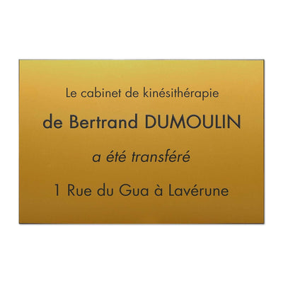 Plaque kiné en plastique