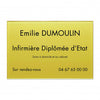 Plaque Infirmière en plexiglass