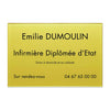Plaque Infirmière en plexiglass