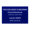 Plaque Psychologue en plexiglass