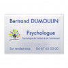 Plaque psychologue en Plexi quadri