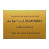 Plaque psychomotricien en plastique