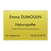 Plaque Naturopathe en Plexiglass
