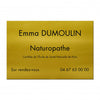 Plaque Naturopathe en Aluminium