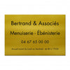 Plaque Entreprise en Aluminium