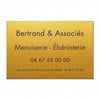 Plaque Entreprise en Plastique
