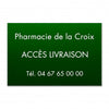 Plaque Pharmacie en Plastique