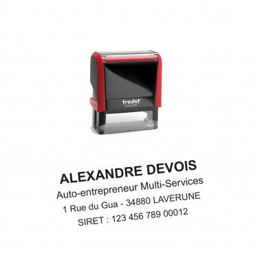 Tampon auto-entrepreneur Printy 4912