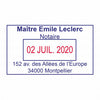 Tampon dateur Notaire Trodat 5440