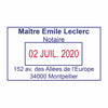 Tampon dateur Notaire Trodat 5440