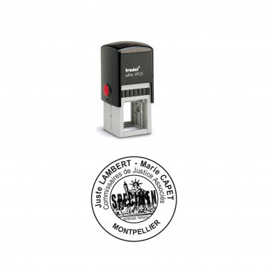 Sceau Commissaire de Justice avec Marianne 4923