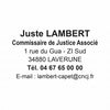 Tampon Commissaire de Justice Trodat 5203