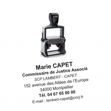 Tampon Commissaire de Justice Trodat 5204