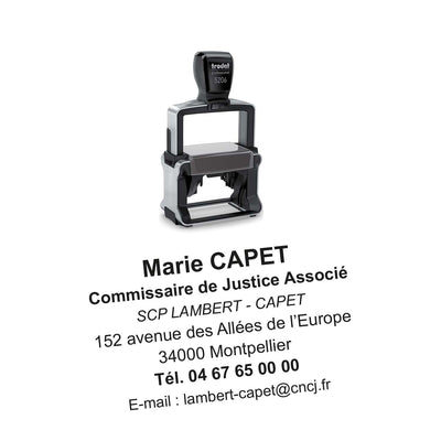 Tampon Commissaire de Justice Trodat 5204