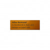 Cartel plastique 8 x 3 cm