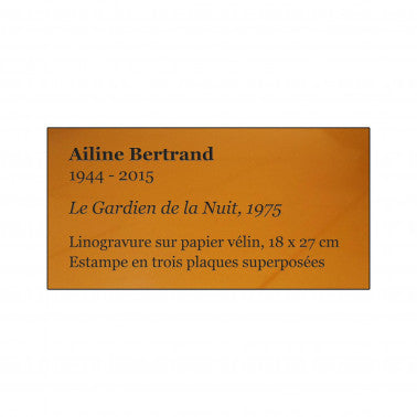 Cartel plastique 10 x 5 cm