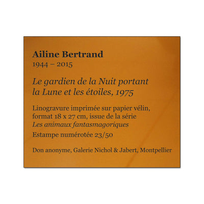Cartel plastique 10 x 10 cm