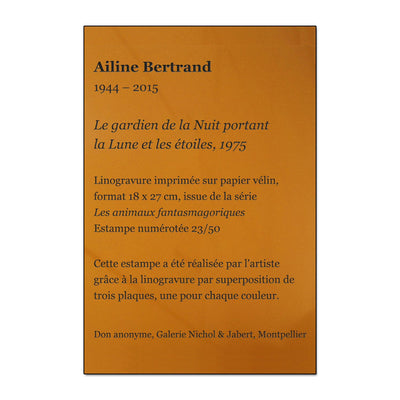 Cartel plastique 10 x 15 cm
