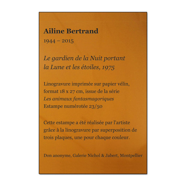 Cartel plastique 10 x 15 cm