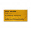 Cartel aluminium 10 x 5 cm