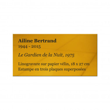 Cartel aluminium 10 x 5 cm