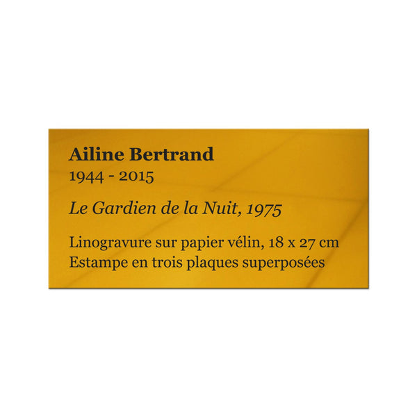 Cartel aluminium 10 x 5 cm